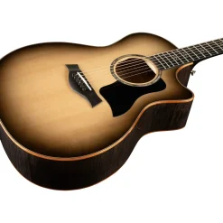 Taylor 614ce Special-Edition Grand Auditorium Acoustic-Electric Guitar Charcoal Edge Burst