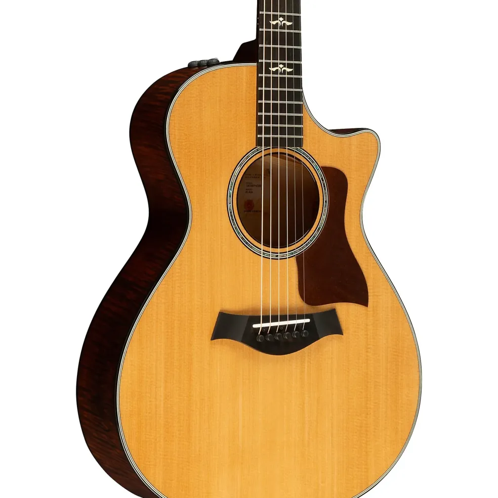 Taylor 612ce V-Class Grand Concert Acoustic-Electric Guitar Natural