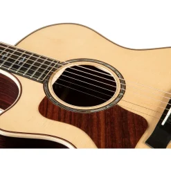 Taylor 814ce V-Class Left-Handed Grand Auditorium Acoustic-Electric Guitar Natural