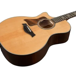Taylor 614ce-LH V-Class Left-Handed Grand Auditorium Acoustic-Electric Guitar Brown Sugar