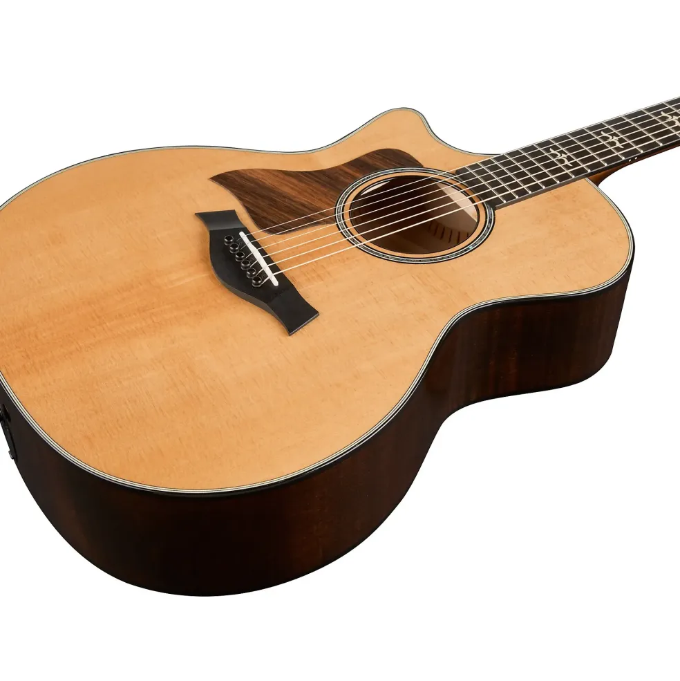 Taylor 614ce-LH V-Class Left-Handed Grand Auditorium Acoustic-Electric Guitar Brown Sugar