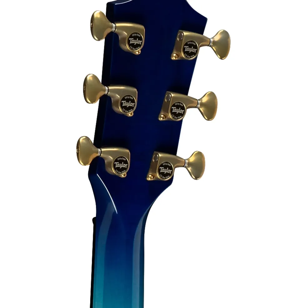 Taylor Custom All Urban Ash 12-Fret Grand Concert Acoustic-Electric Guitar Ombre Blue