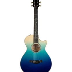 Taylor Custom All Urban Ash 12-Fret Grand Concert Acoustic-Electric Guitar Ombre Blue