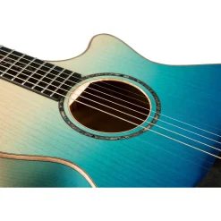 Taylor Custom All Urban Ash 12-Fret Grand Concert Acoustic-Electric Guitar Ombre Blue