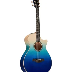 Taylor Custom All Urban Ash 12-Fret Grand Concert Acoustic-Electric Guitar Ombre Blue