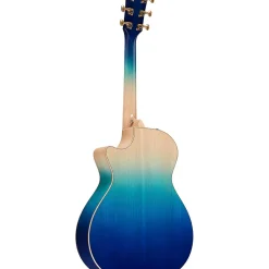 Taylor Custom All Urban Ash 12-Fret Grand Concert Acoustic-Electric Guitar Ombre Blue