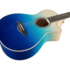 Taylor Custom All Urban Ash 12-Fret Grand Concert Acoustic-Electric Guitar Ombre Blue