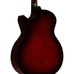 Taylor Custom All Urban Ash Grand Auditorium Acoustic-Electric Guitar Red Mahogany Edgeburst