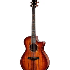 Taylor Custom All-Figured Hawaiian Koa Grand Concert Acoustic-Electric Guitar Shaded Edge Burst