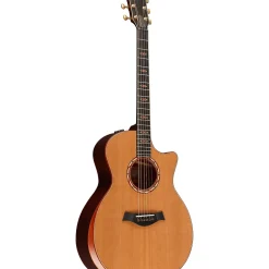Taylor Custom Red Western Cedar-Red Ironbark Grand Auditorium Acoustic-Electric Guitar Red Mahogany