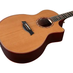 Taylor Custom Red Western Cedar-Red Ironbark Grand Auditorium Acoustic-Electric Guitar Red Mahogany