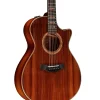 Taylor Custom Redwood-Figured Hawaiian Koa Grand Concert Acoustic-Electric Guitar Shaded Edge Burst