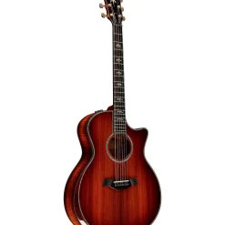Taylor Custom Redwood-Master Grade Koa Grand Auditorium Acoustic-Electric Guitar Shaded Edge Burst