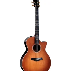 Taylor Custom Torrefied Sitka Spruce-East Indian Rosewood Grand Auditorium Acoustic-Electric Guitar Wild Honey Burst