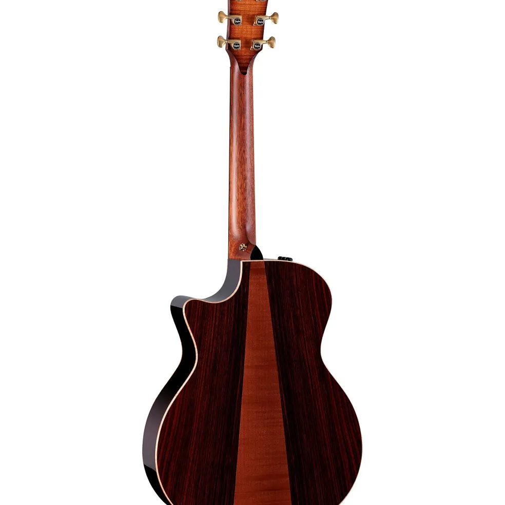 Taylor Custom Torrefied Sitka Spruce-East Indian Rosewood Grand Auditorium Acoustic-Electric Guitar Wild Honey Burst