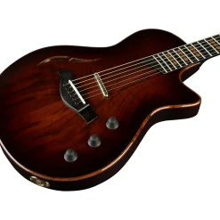 Taylor Custom T5z Figured Walnut-Urban Ash Acoustic-Electric Guitar Shaded Edge Burst