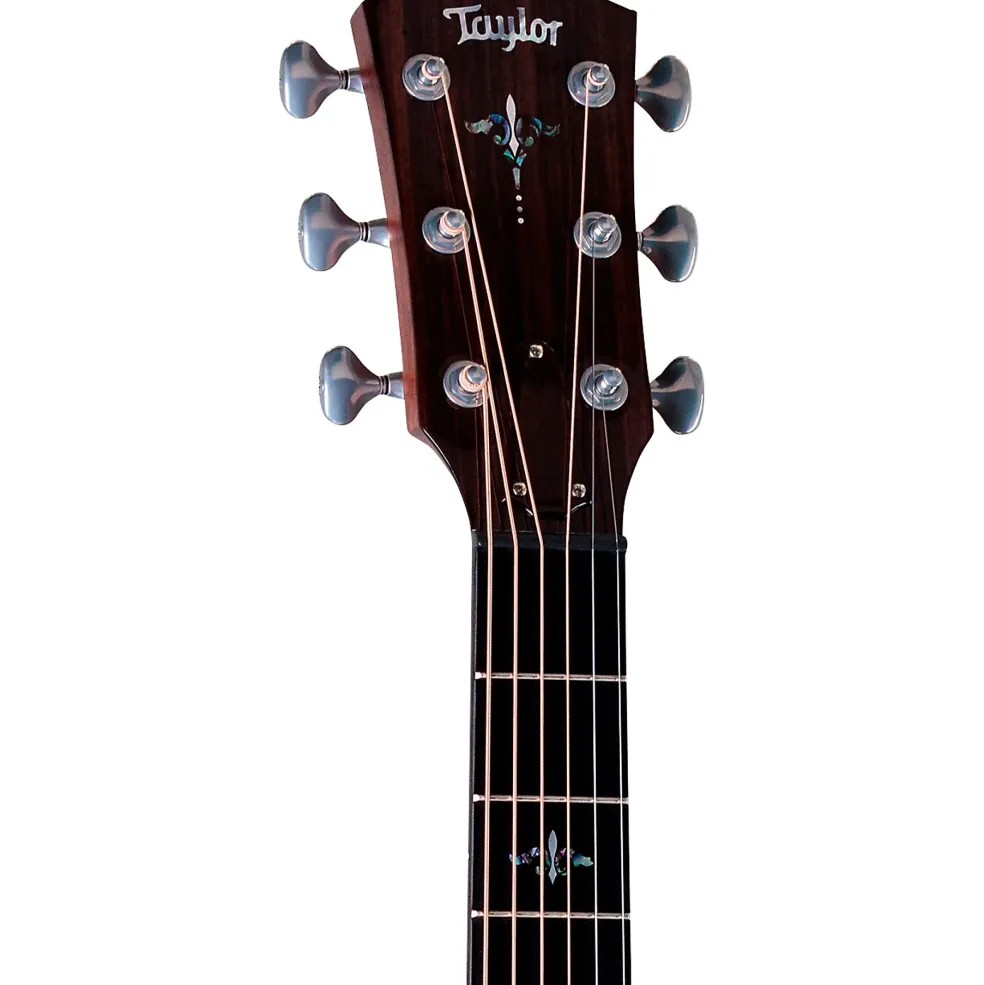 Taylor Custom Western Red Cedar-East Indian Rosewood Grand Auditorium Acoustic-Electric Guitar Brown Sugar Mocha