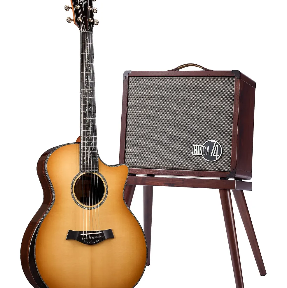 Taylor PS14c Brazilian Rosewood 50th Anniversary Limited-Edition Grand Auditorium Acoustic-Electric Guitar with matching Circa 74 Amp Honey Sunburst