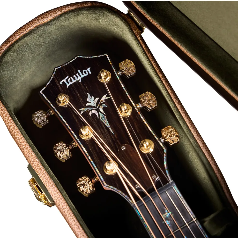 Taylor PS14c Brazilian Rosewood 50th Anniversary Limited-Edition Grand Auditorium Acoustic-Electric Guitar with matching Circa 74 Amp Honey Sunburst