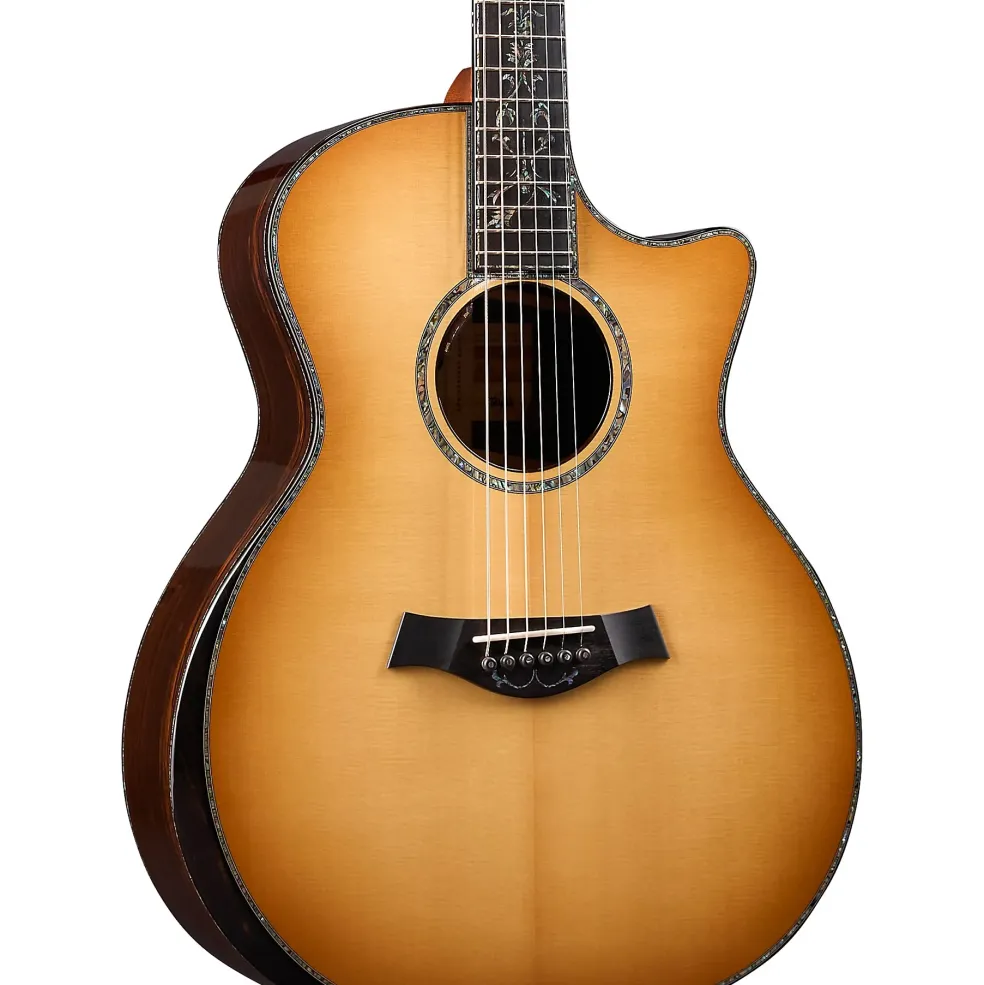 Taylor PS14c Brazilian Rosewood 50th Anniversary Limited-Edition Grand Auditorium Acoustic-Electric Guitar with matching Circa 74 Amp Honey Sunburst