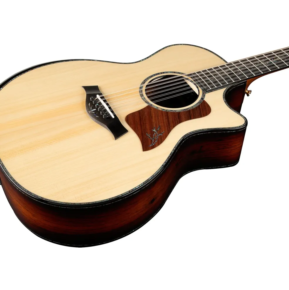 Taylor PS54ce 12-String Grand Auditorium Acoustic Electric Guitar Shaded Edge Burst