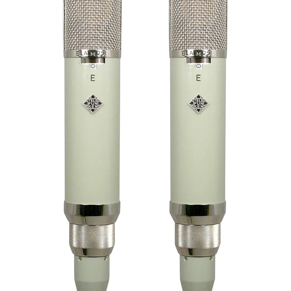 TELEFUNKEN ELA M 251E Stereo Set Tube Condenser Microphones With CK12 Capsules, Center-Terminated Membranes