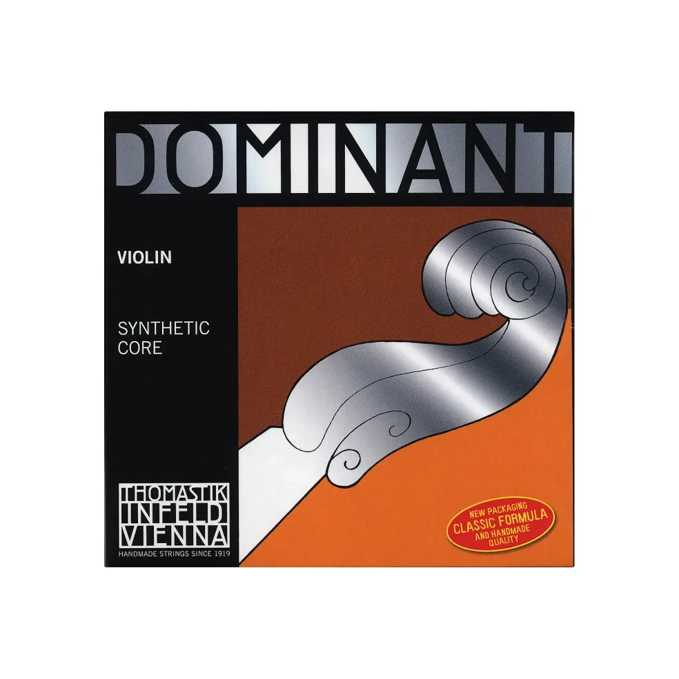 Thomastik Dominant 4/4 Size Weich (Light) Violin Strings 4/4 Steel E String, Ball End