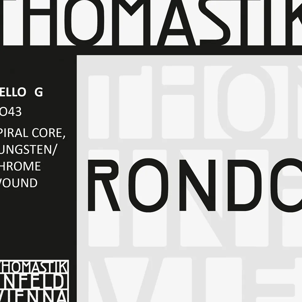 Thomastik Rondo Cello G String 4/4 Size, Medium