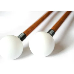Timber Drum Company Hard Poly Mallets With Solid Hardwood Handles Birch Handles