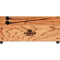 Timber Drum Company Slit Tongue Log Drum with Mallets