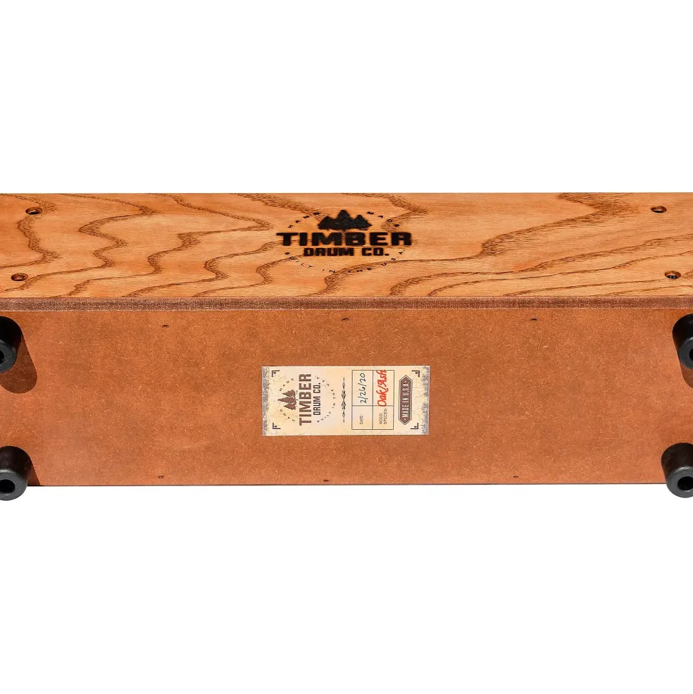 Timber Drum Company Slit Tongue Log Drum with Mallets