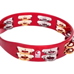 Toca Colorsound Tambourine 10 in. Red