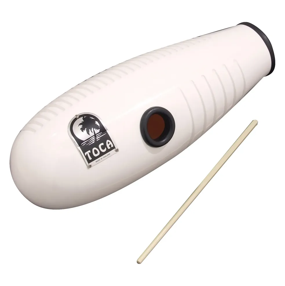 Toca Fiberglass Guiro White