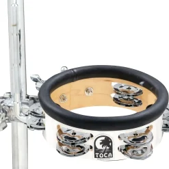 Toca Jingle-Hit Tambourine With Mount 6"