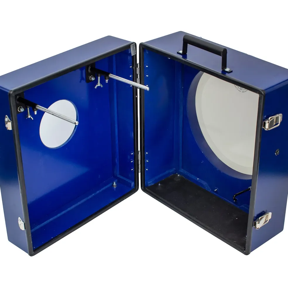 Toca KickBoxx Pro Suitcase Drum Set Cobalt Blue