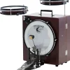 Toca KickBoxx Suitcase Drum Set Brown