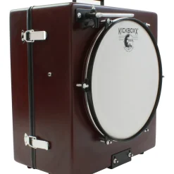 Toca KickBoxx Suitcase Drum Set Brown