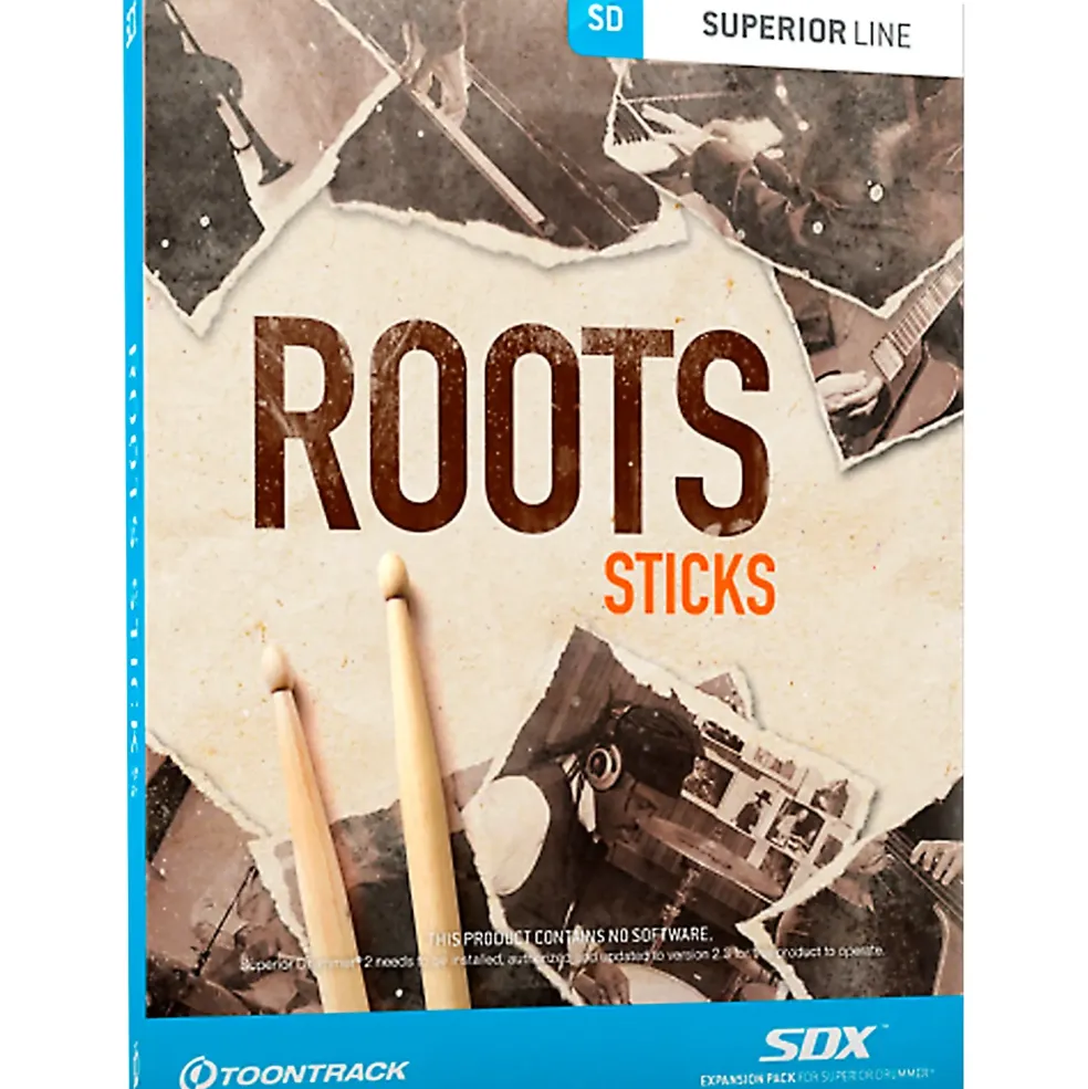 Toontrack Roots Sticks SDX Expansion Pack