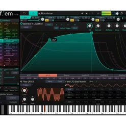 Tracktion F'em FM Synthesizer Plug-In