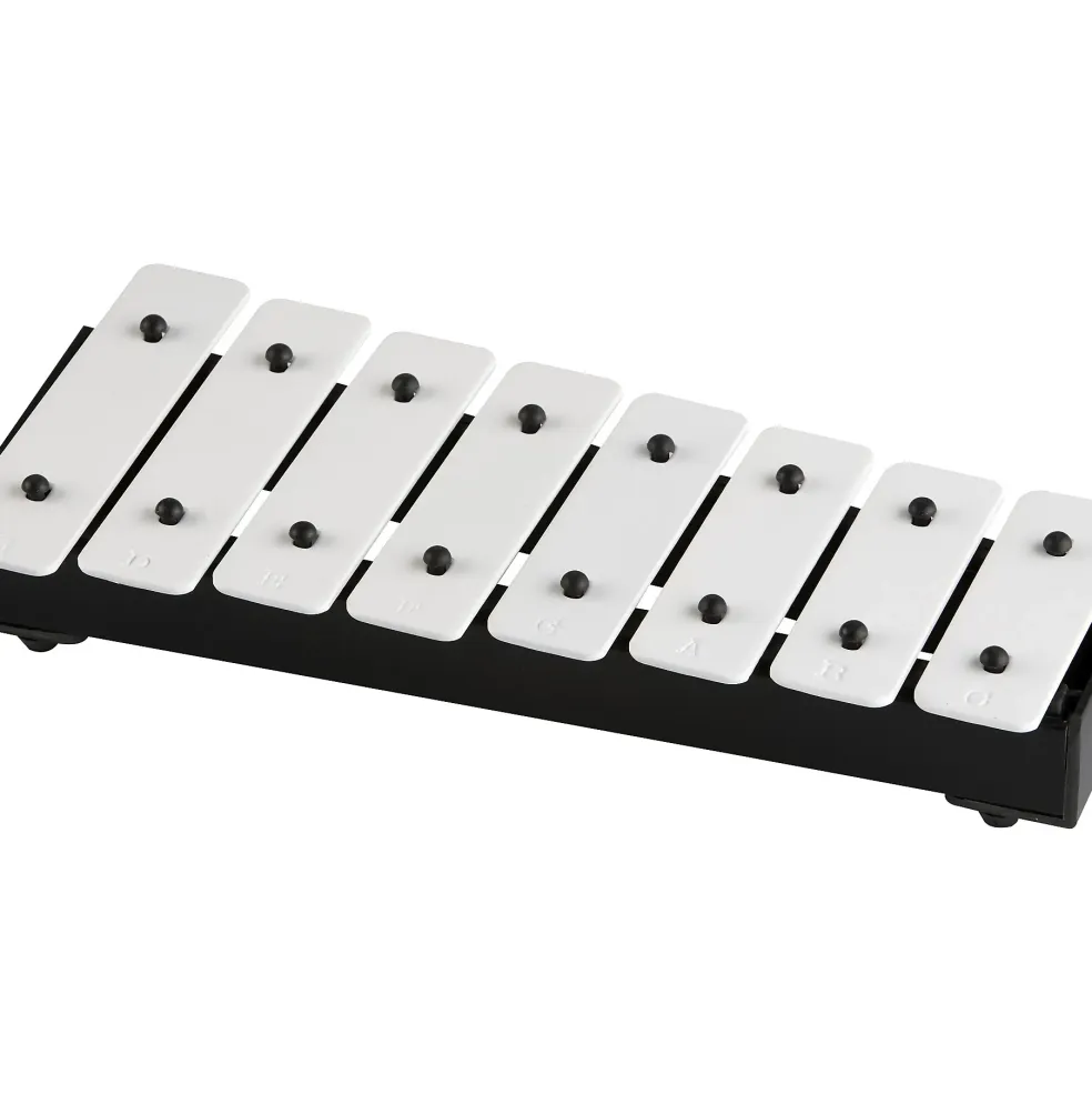 Trophy Diatonic Bell Set 8 Note Diatonic White Bars, C-C, Tr9021