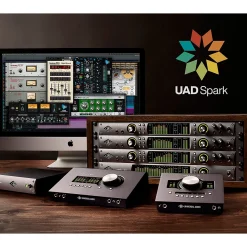 Universal Audio Apollo Solo USB Heritage Edition Interface With Shure SM7B, SRH 440 and Mic Cable