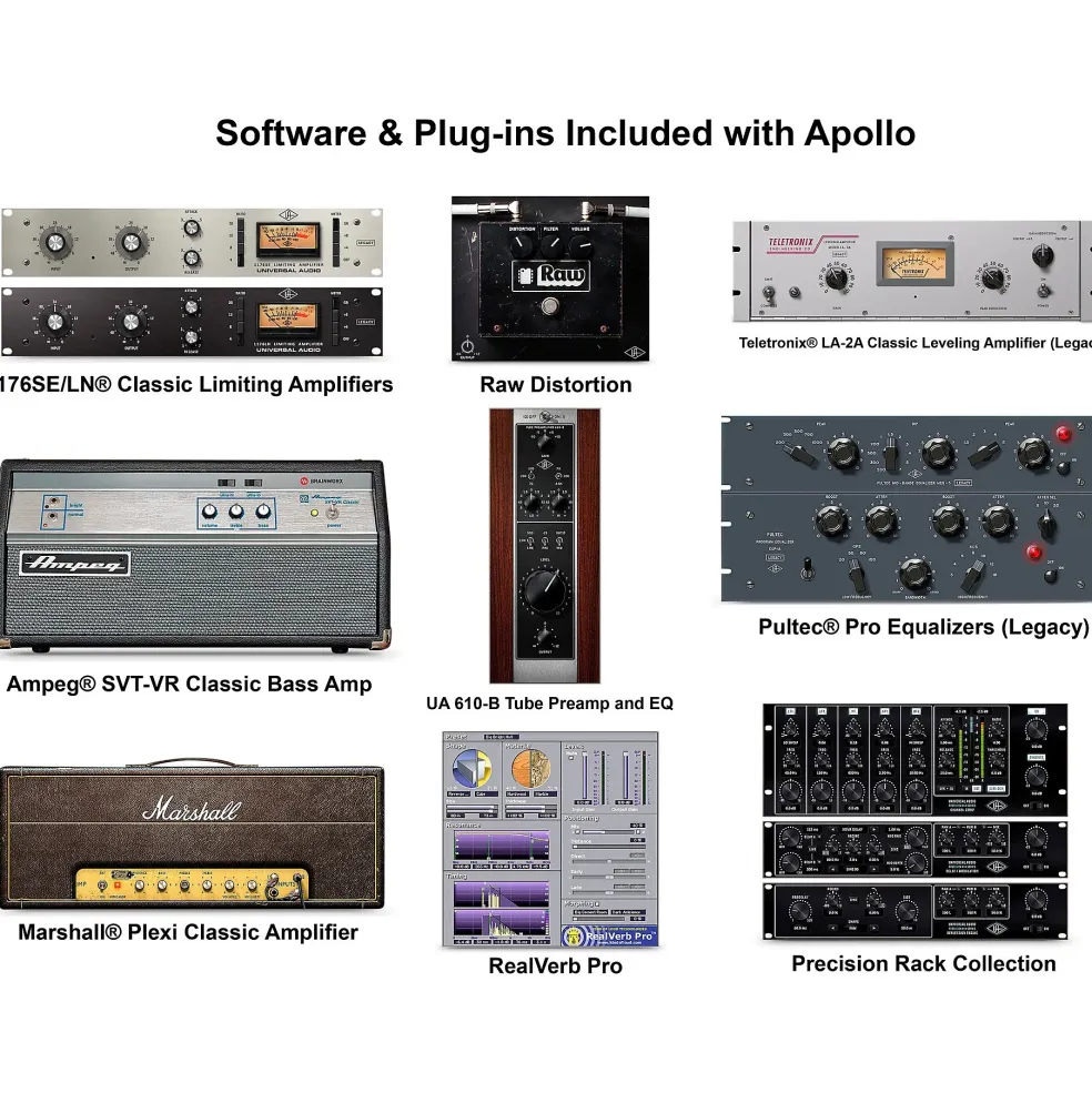 Universal Audio Apollo Solo USB with KRK ROKIT G5 Studio Monitor Pair (Stands & Cables Included) ROKIT 8