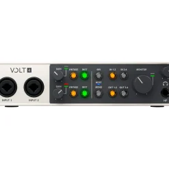 Universal Audio Volt 4 with KRK ROKIT G5 Studio Monitor Pair (Stands & Cables Included) ROKIT 5