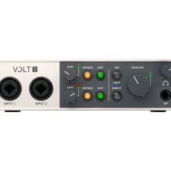 Universal Audio Volt 2 with KRK ROKIT G5 Studio Monitor Pair (Stands & Cables Included) ROKIT 5