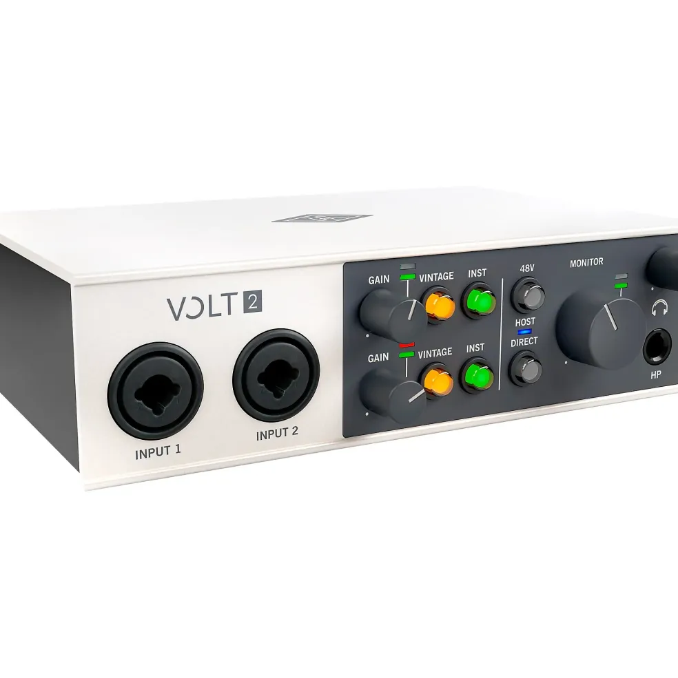 Universal Audio Volt 2 with KRK ROKIT G5 Studio Monitor Pair (Stands & Cables Included) ROKIT 5