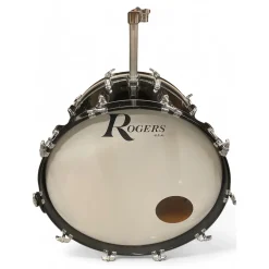 Used 1970 Rogers 4 Piece DRUMS Black Onyx Drum Kit