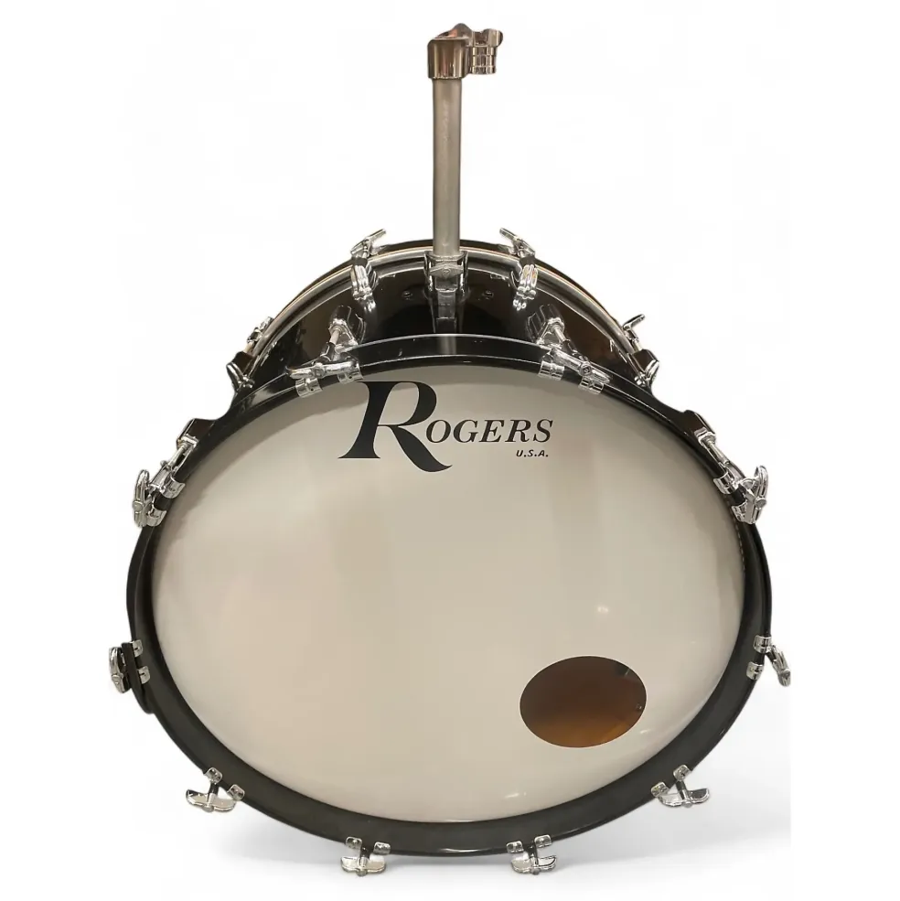 Used 1970 Rogers 4 Piece DRUMS Black Onyx Drum Kit