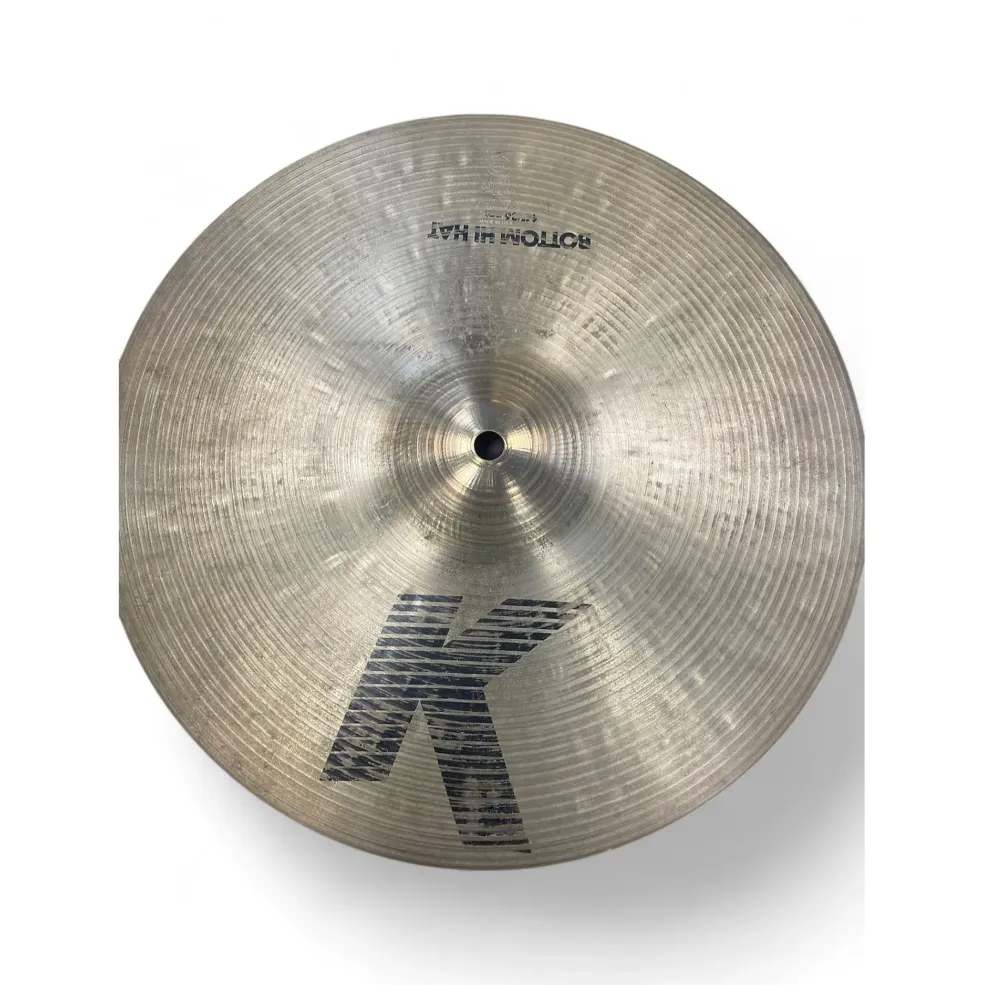 Used 2000 Zildjian 14in K HEAVY HIHATS Cymbal