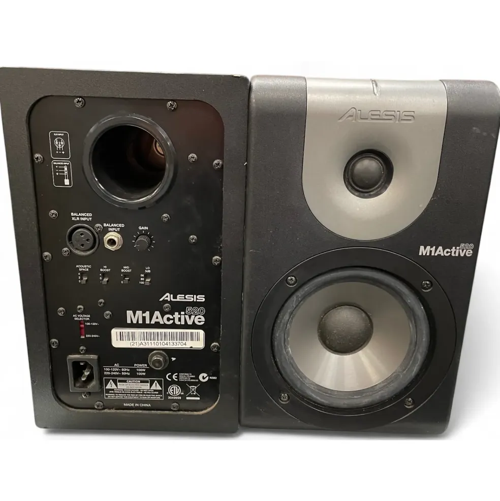 Used Alesis M1 Active 520 75W Pair Powered Monitor