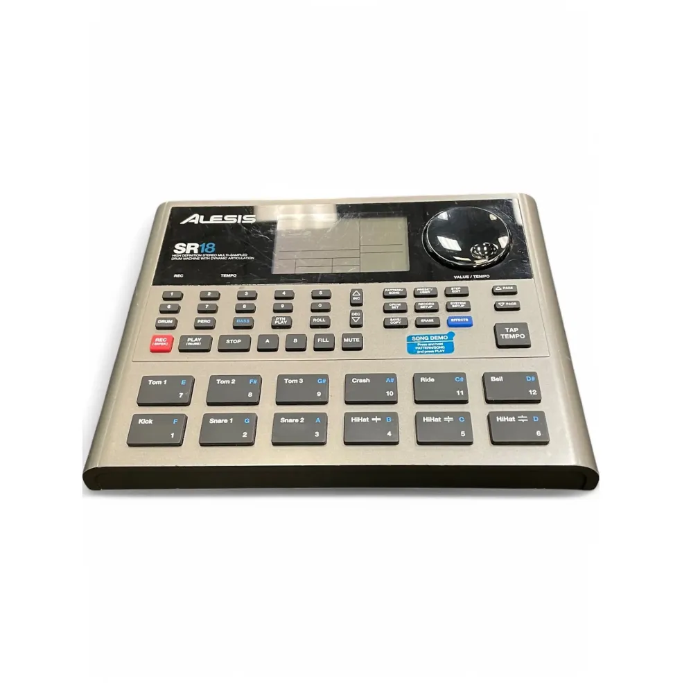 Used Alesis SR18 Drum Machine